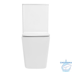 Унитаз напольный Abber Rechteck AC1210TMW с бачком и сиденьем Soft Close (микролифт)