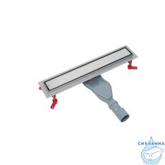 Лоток душевой, сифон 360, комбинированный затвор, двухсторонняя решетка, 500мм, хром, IDDIS, 975B5SB00DZ