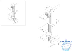 Душевой гарнитур Am.Pm Like 3 режимa F0180064 (хром)