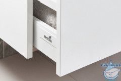 Тумба Roca Up 80 с раковиной Roca Gap 80 белый глянец