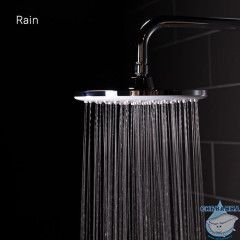 Душевой гарнитур с верхней лейкой, белый, Ray, IDDIS, RAYSW3Fi76