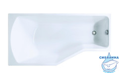 Акриловая ванна 1MarKa Convey 170х75 L с ножками