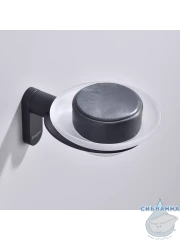 Мыльница Raglo R300.02.06 (черный матовый/белый)