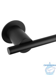 Полотенцесушитель электрический  Wonzon&Woghand Dortmund 56х58 WW-A363-MB (с возможностью скрытого подключения, подключение универсальное) (черный матовый)