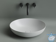  Раковина на столешницу 52 см Ceramicanova Element CN6017MW (белый матовый)