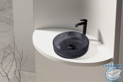 Раковина на столешницу 40 см ABBER Glas AK2301B