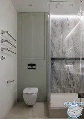 Полотенцесушитель электрический  Wonzon&Woghand Hamburg 47х57 WW-AL313-CR (с возможностью скрытого подключения, подключение универсальное) (хром)