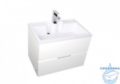 Тумба Aquanet Алвита 70 белый с раковиной Фортуна 70 184620