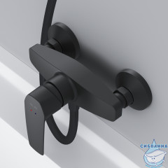 Смеситель для душа AM.PM Gem F90A20022 (черный матовый)