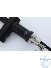 Смеситель кухни Frap F60807-6 (черный матовый)