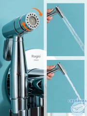 Встраиваемый смеситель с гигиеническим душем Raglo R07.52 (хром)