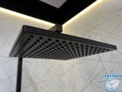 Душевая система Timo Selene SX-2013/03 200 1 режим (черный матовый)