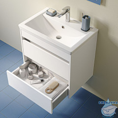 Тумба с умывальником, подвесная, 60 см, белый, Zodiac X, IDDIS, ZDX60W0i95K подходит умыв. 4076000i28