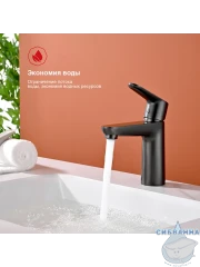 Смеситель для раковины Raglo R31.10.09 (графит)