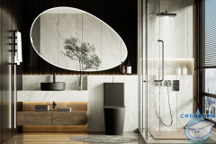 Унитаз напольный Abber Bequem AC1112TMB  с бачком и сиденьем Soft Close (микролифт)