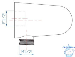 Шланговое подсоединение Lemark LM8084C (хром)