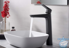 Смеситель для раковины Aquatek Бетта AQ1104MB (черный матовый)