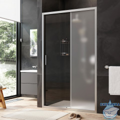 Дверь в нишу AM.PM Gem W90G-120-1-195MM 120 см профиль хром, стекло матовое