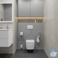 Кнопка смыва Iddis Unifix UNI03WCi77 белый матовый