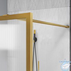 Walk-in Vincea Walk-In HP Art 100 см VSW-1HP100FLBG (брашированное золото)