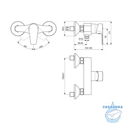 Смеситель для душа Ideal Standard Cerafine D BC493AA (хром)