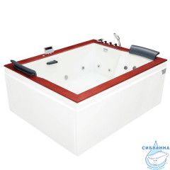 Акриовая ванна Gemy G9052 II K R 186х151 с гидромассажем
