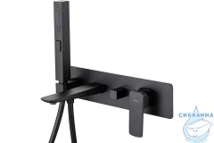 Встраиваемый смеситель для ванны Allen Brau Infinity 265448 (черный матовый)