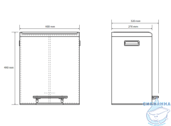 Ведро для мусора Bemeta Hotel 137115165