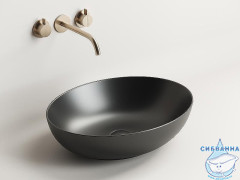  Раковина на столешницу 52 см Ceramicanova Element CN6017MB (черный матовый)