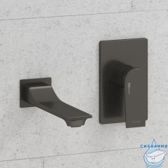 Встраиваемый смеситель для раковины Wasserkraft A84563 (оружейная сталь)