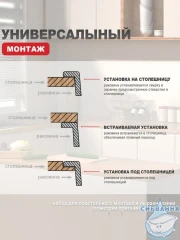 Кухонная мойка Raglo 50 R700.5050.09 (графит)