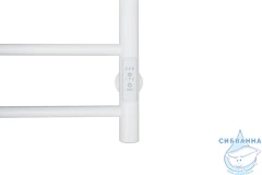 Полотенцесушитель электрический Санприз Аврора П8 50х80  (белый матовый) (подключение универсальное)