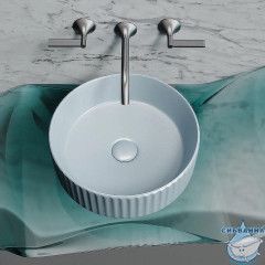  Раковина на столешницу 36 см Ceramicanova Element CN6057MHL (голубой)