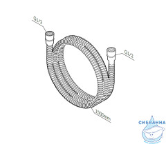 Душевой шланг 150 см Am.Pm F0400664