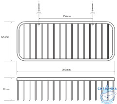 Полочка Bemeta Cytro 146208272