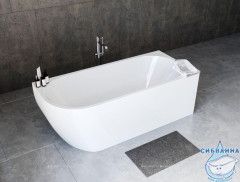 Акриловая ванна Aquanet Family Elegant R 180x80 (белый матовый)