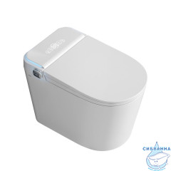 Унитаз приставной Abber Bequem AC1117S с сиденьем Soft Close (микролифт) (белый)