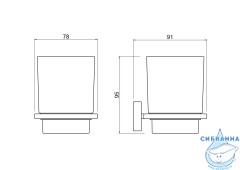 Стакан Aquatek Либра AQ4304CR 