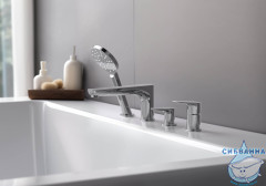 Смеситель для ванны на борт Aquatek Бетта AQ1148CR (хром)