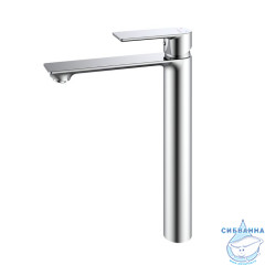 Смеситель для настольного умывальника, сатин, Maze, Milardo, MAZBN01M01