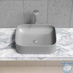  Раковина на столешницу 51 см Ceramicanova Element CN6052MH (серый)