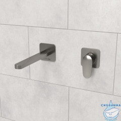 Встраиваемый смеситель для раковины Wasserkraft A1451.274 (никель)