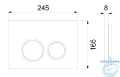 Инсталляция для унитазов Tece TECEspring S401104 с панелью смыва (черный матовый)