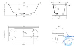 Душевое ограждение Veconi Rovigo 110x90 профиль черный, стекло прозрачное RV50B-11090-01-C8 (без поддона)