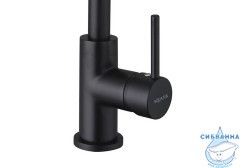 Смеситель кухни Aquatek Вега AQ1080MB (черный матовый)