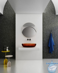 Раковина на столешницу 60 см ABBER Kristall AT2801Opal