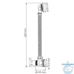 Слив-перелив для ванн Wasserkraft A206