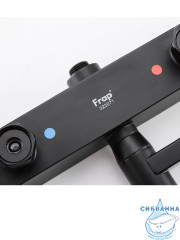 Душевая система Frap F24007-6 300 1 режим (черный)