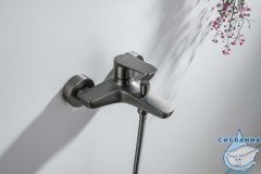 Смеситель для ванны Aquatek Бетта AQ1140BGM (оружейная сталь)