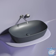  Раковина на столешницу 60 см Ceramicanova Element CN6049MDH (антрацит)